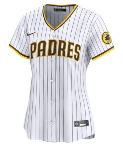 Alternative view of San Diego Padres Nike Women's 2024 Jackie Robinson Day Home Limited Jersey?¨C White