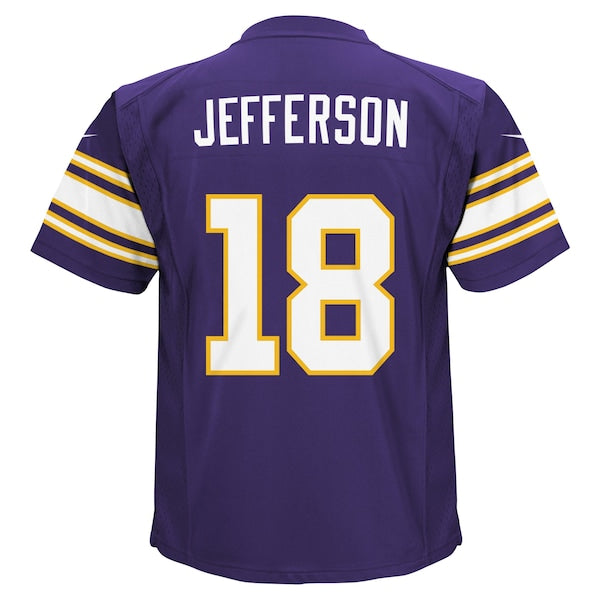Justin Jefferson Minnesota Vikings Nike Toddler Alternate Game Jersey - Purple - Image 3