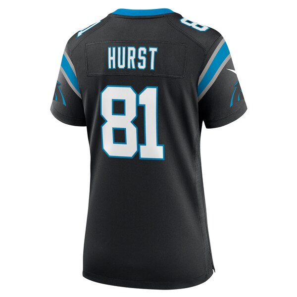 Hayden Hurst Carolina Panthers Nike Women's Team Game Jersey - Black - Image 3