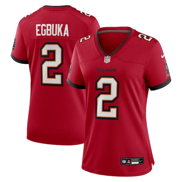 Emeka Egbuka Tampa Bay Buccaneers Nike Women's Team Game Jersey - Red/White/Creamsicle - Image 2