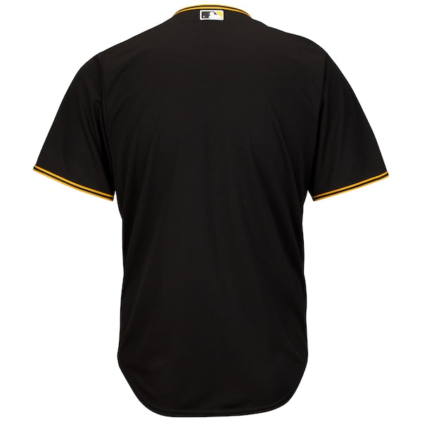 Pittsburgh Pirates Big & Tall Replica Team Jersey - Black - Image 3