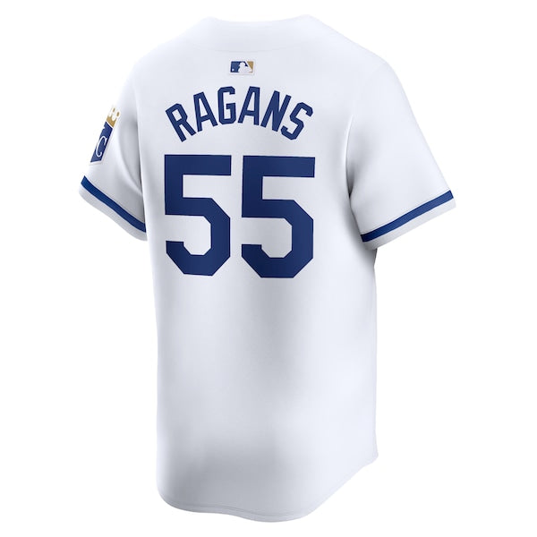 Cole Ragans Kansas City Royals Nike Home Limited Player Jersey - White - Image 3