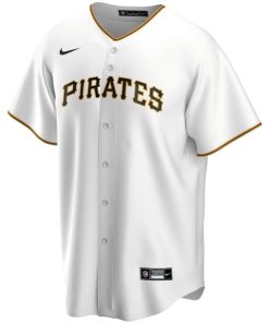 Alternative view of Pittsburgh Pirates Nike Home Pick-A-Player Retired Roster Replica Jersey - White