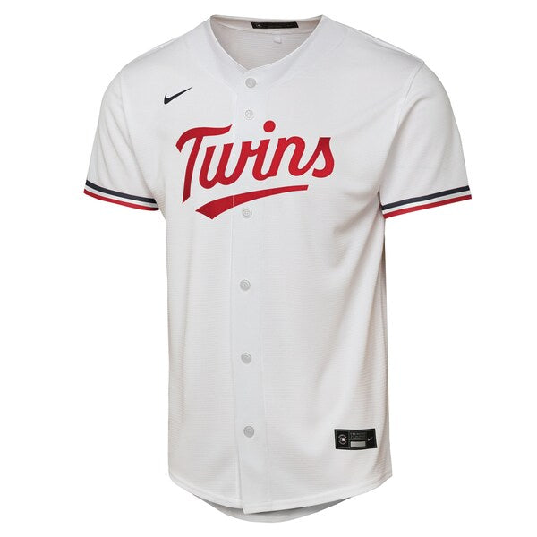 Carlos Correa Minnesota Twins Nike Youth Home Replica Player Jersey - White - Image 2