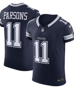 Micah Parsons Dallas Cowboys Nike Vapor F.U.S.E. Elite Jersey - Navy