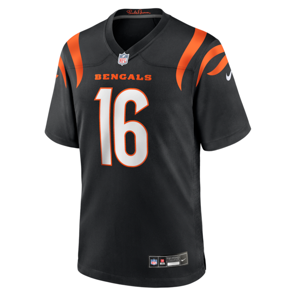 Joe Flacco Cincinnati Bengals Nike Team Game Jersey - Black - Image 2