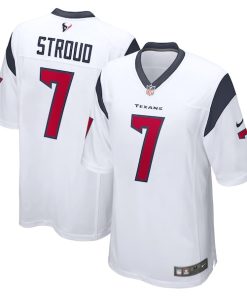 CJ Stroud Houston Texans Nike 2023 NFL Draft First Round Pick Game Jersey - White/Navy/Red