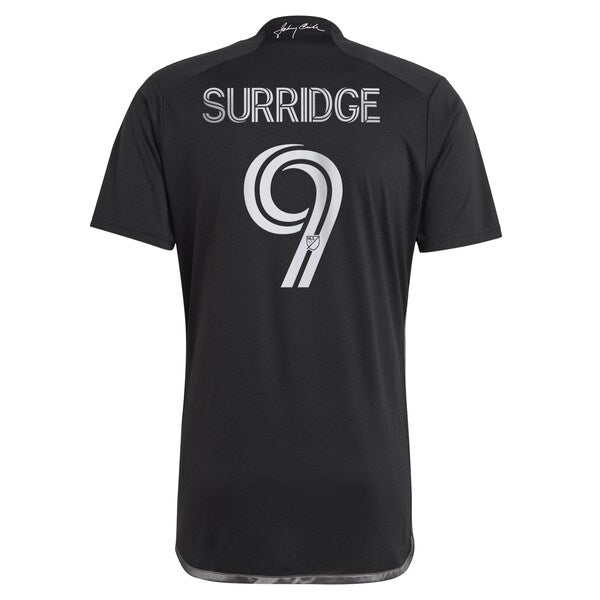 Sam Surridge Nashville SC adidas 2024 Man In Black Kit Replica Player Jersey?ยจC Black - Image 3