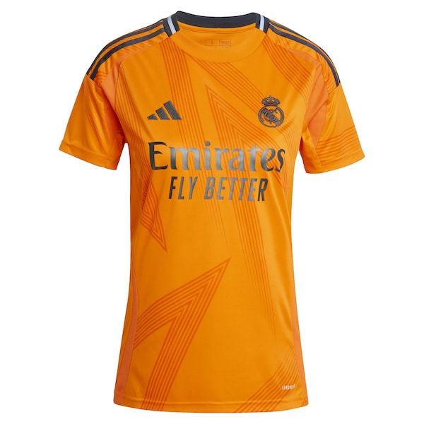 Kylian Mbapp¨¦ Los Merengues adidas Women's 2024/25 Away Replica Player Jersey - Orange - Image 2