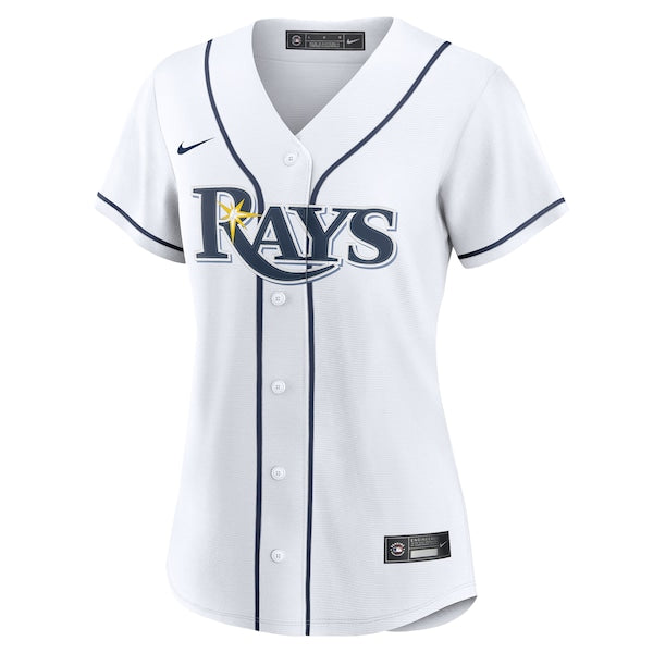 Tampa Bay Rays Nike Women's Home Custom Replica 2.0 Jersey - White - Image 2