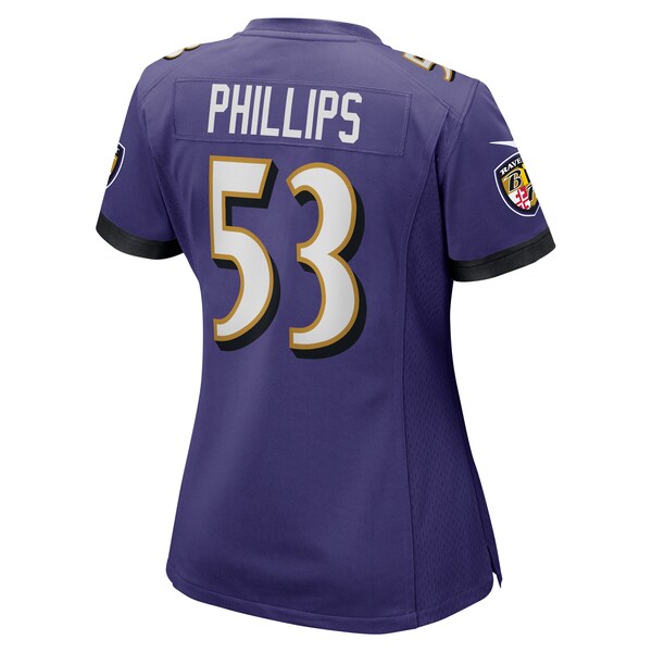 Del'Shawn Phillips Baltimore Ravens Nike Women's Game Player Jersey - Purple - Image 3