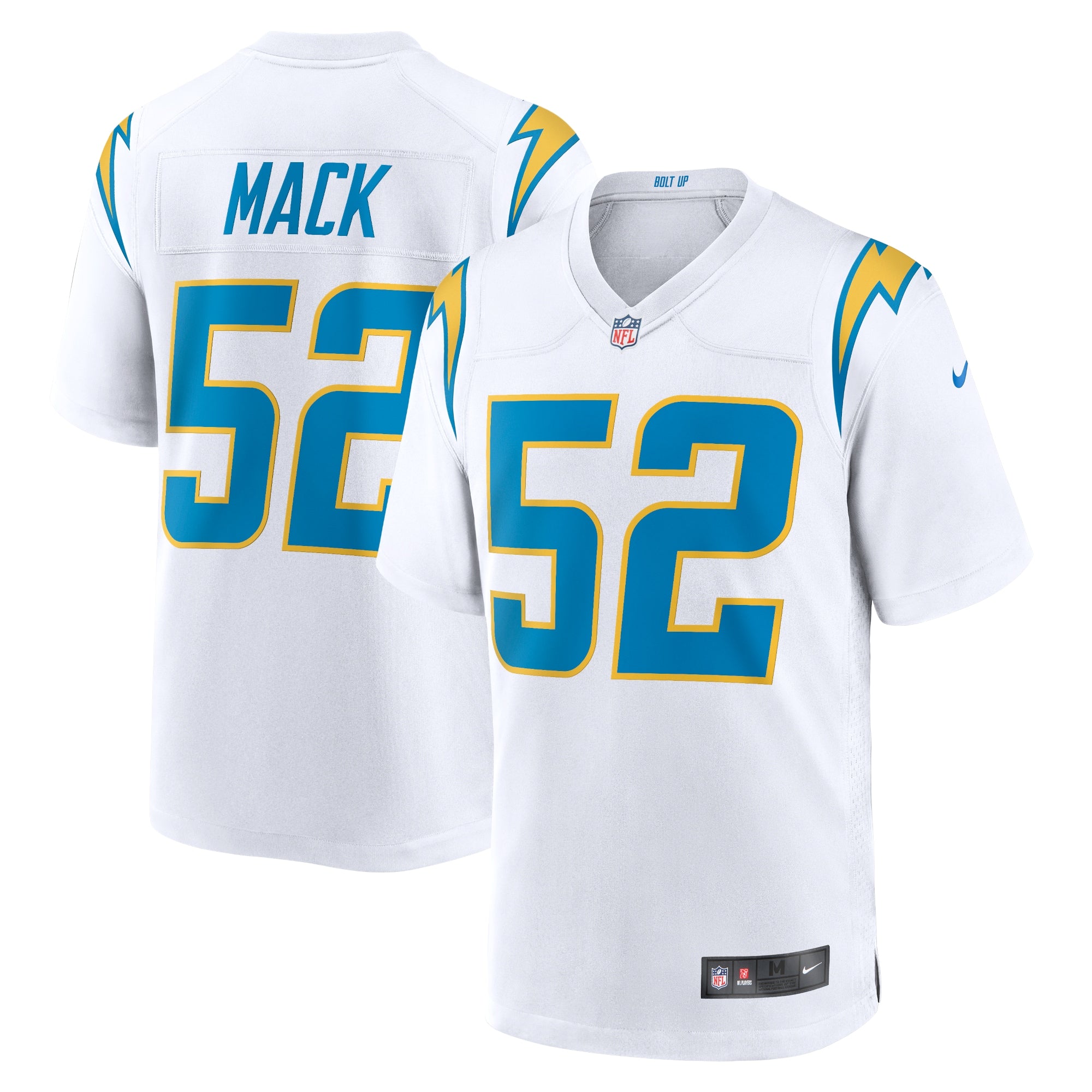 Khalil Mack Los Angeles Chargers Nike Alternate Game Jersey - Royal/Navy/White - Image 6