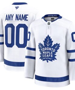 Toronto Maple Leafs  Away Premium Custom Jersey - White/Blue/Black