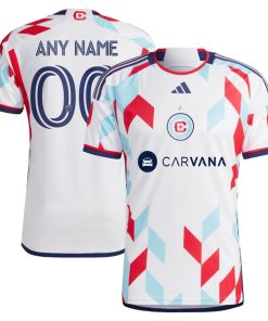 Chicago Fire adidas 2024 A Kit For All Authentic Custom Jersey?¨C White