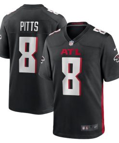 Kyle Pitts Atlanta Falcons Nike Game Jersey - Black/White
