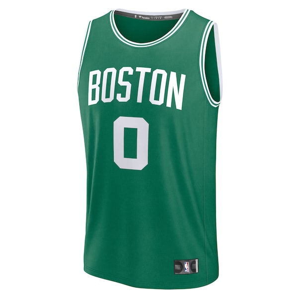 Jayson Tatum Boston Celtics Youth Fast Break Replica Player Jersey - Icon Edition - Kelly Green - Image 2