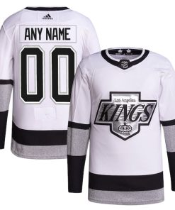 Los Angeles Kings adidas  Alternate 2021/22 Primegreen Authentic Custom Jersey - White