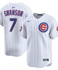 Dansby Swanson Chicago Cubs Nike 2025 MLB World Tour: Tokyo Series Home Limited Player Jersey - White