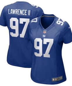 Dexter Lawrence II New York Giants Nike Women's Team Game Player Jersey - Royal