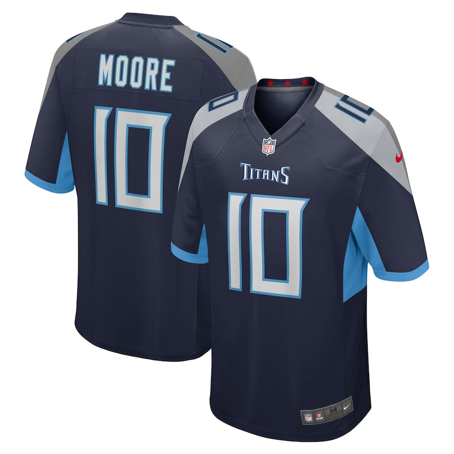 Chris Moore Tennessee Titans Nike Game Jersey - Navy