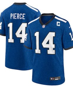 Alternative view of Alec Pierce Indianapolis Colts Nike Indiana Nights Alternate Game Jersey - Royal/Royal/White