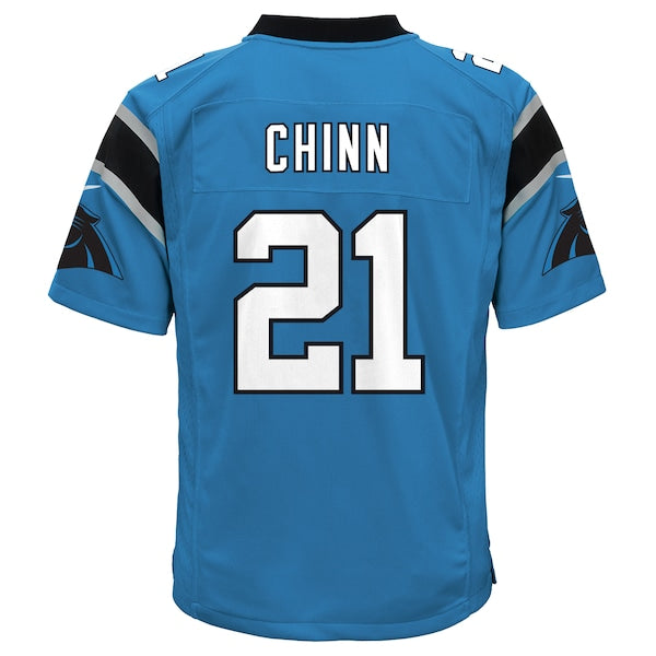 Jeremy Chinn Carolina Panthers Nike Youth Game Jersey - Blue/Black/White - Image 4