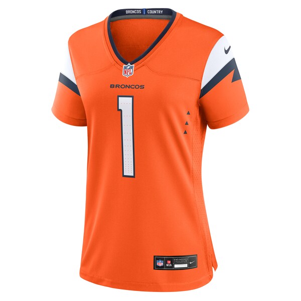 Tremon Smith Denver Broncos Nike Women's Team Game Jersey - Orange - Image 2