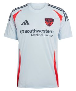 Alternative view of Logan Farrington FC Dallas adidas 2025 The Inferno Kit Replica Player Jersey - Light Blue
