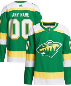 Minnesota Wild adidas  Alternate 2023/24 Primegreen Authentic Custom Jersey - Green