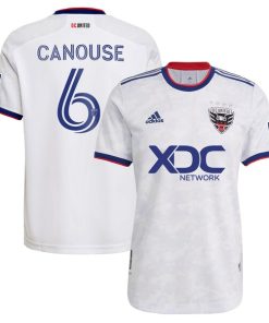 Russell Canouse D.C. United adidas 2022 The Marble Authentic Player Jersey - White