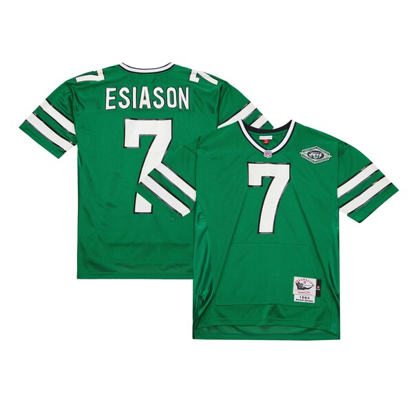 Boomer Esiason New York Jets 1993 Authentic Throwback Retired Player Pocket Jersey - Kelly Green - Image 2