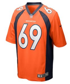 Alternative view of Mike McGlinchey Denver Broncos Nike Game Player Jersey - Orange