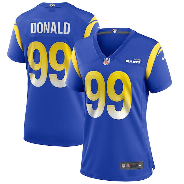 Aaron Donald Los Angeles Rams Nike Women's Player Jersey - Royal/White - Image 2