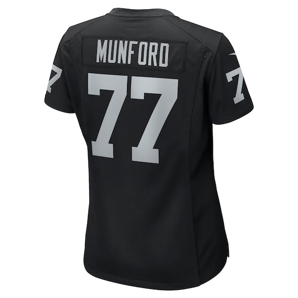 Thayer Munford Jr. Las Vegas Raiders Nike Women's Team Game Jersey - Black - Image 3