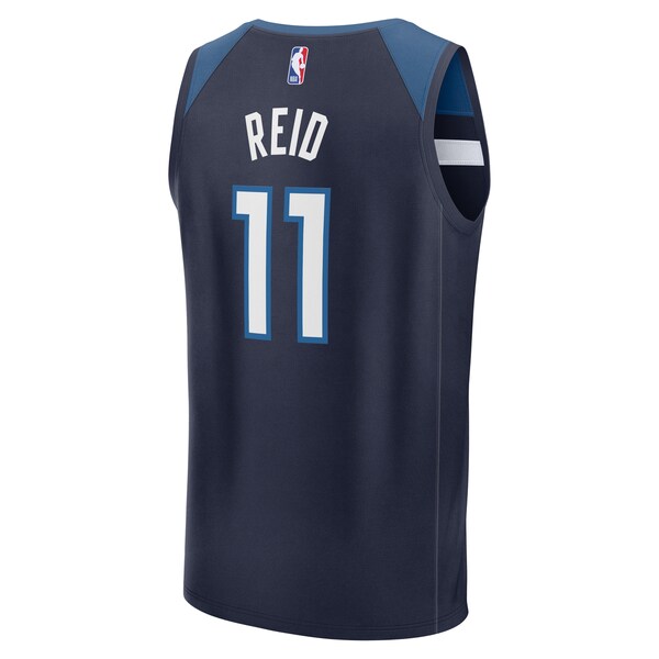 Naz Reid Minnesota Timberwolves Youth Fast Break Replica Player Jersey - Icon Edition - Navy - Image 3