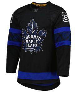 Alternative view of Auston Matthews Toronto Maple Leafs adidas Alternate Primegreen Authentic Pro Player Jersey - Black