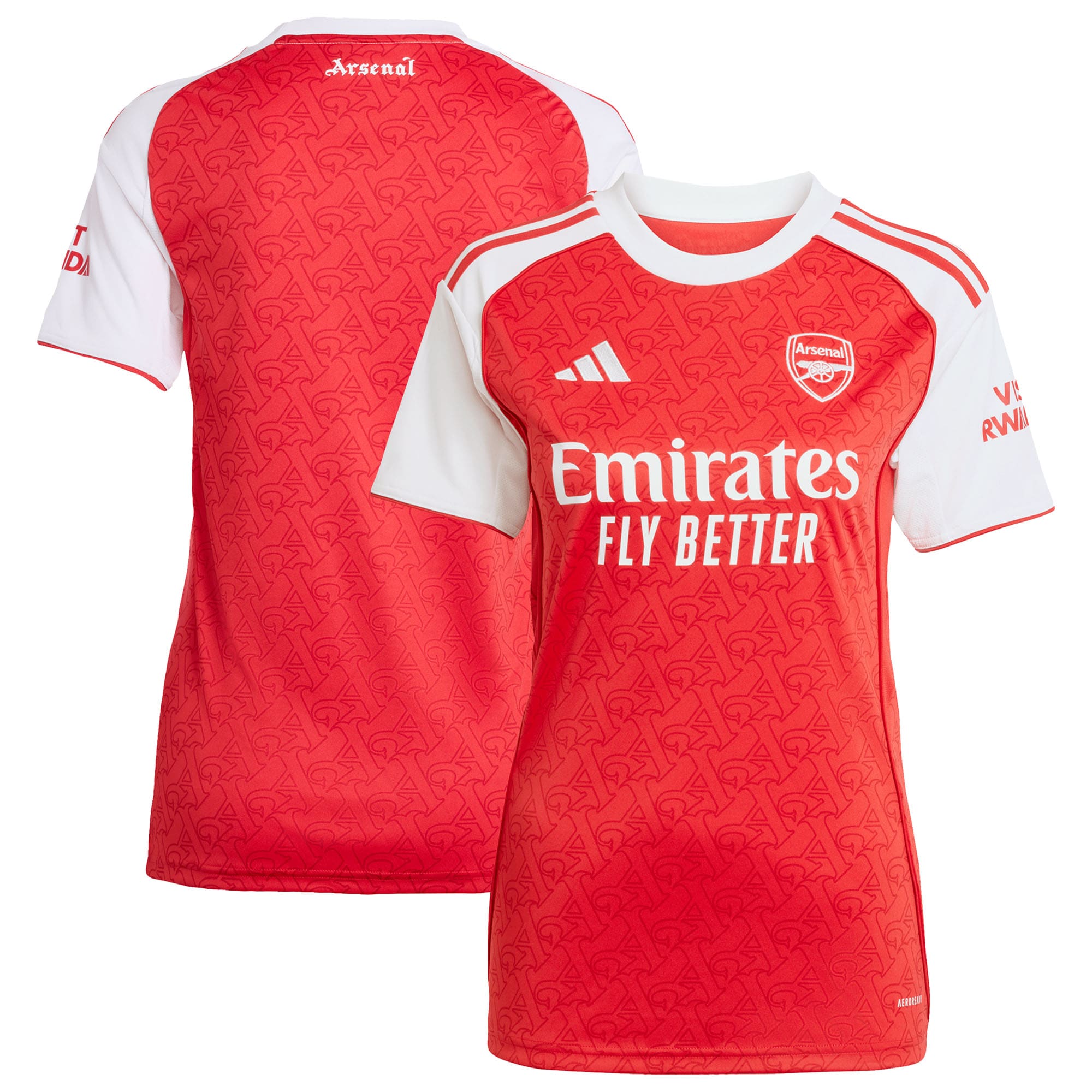 Arsenal adidas Women's 2025/26 Away Replica Jersey - Blue/Red - Image 5