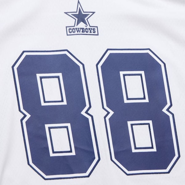 Michael Irvin Dallas Cowboys 1994 Alternate Legacy Replica Jersey - White - Image 4