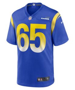 Alternative view of David Olajiga Los Angeles Rams Nike Game Jersey -  Royal