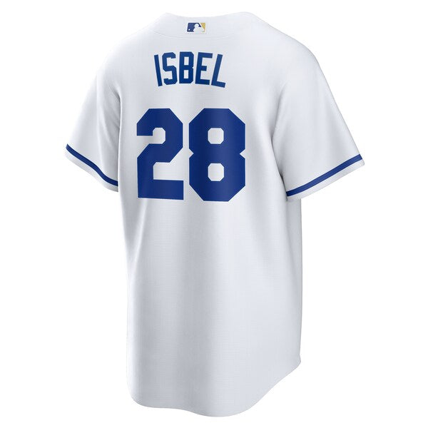 Kyle Isbel Kansas City Royals Nike Home Replica Jersey - White - Image 3