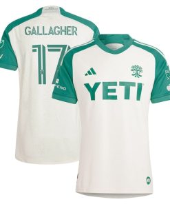 Jon Gallagher Austin FC adidas 2024 The Armadillo Kit Authentic Player Jersey?¨C Tan