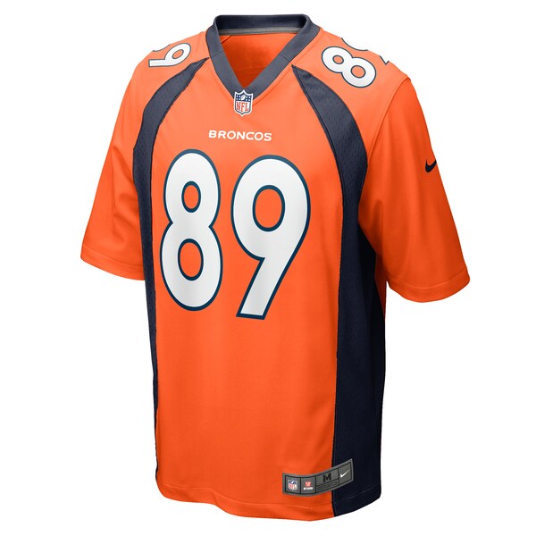 Brandon Johnson Denver Broncos Nike Game Player Jersey - Orange - Image 2