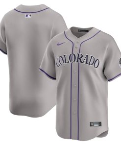 Colorado Rockies Nike Road Limited Jersey?¨C Gray