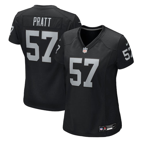 Germaine Pratt Las Vegas Raiders Nike Women's Team Game Jersey - Black