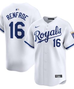 Hunter Renfroe Kansas City Royals Nike Home Limited Player Jersey?¨C White