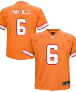 Alternative view of Baker Mayfield Tampa Bay Buccaneers Nike Toddler Alternate Game Jersey - Orange/White/Red