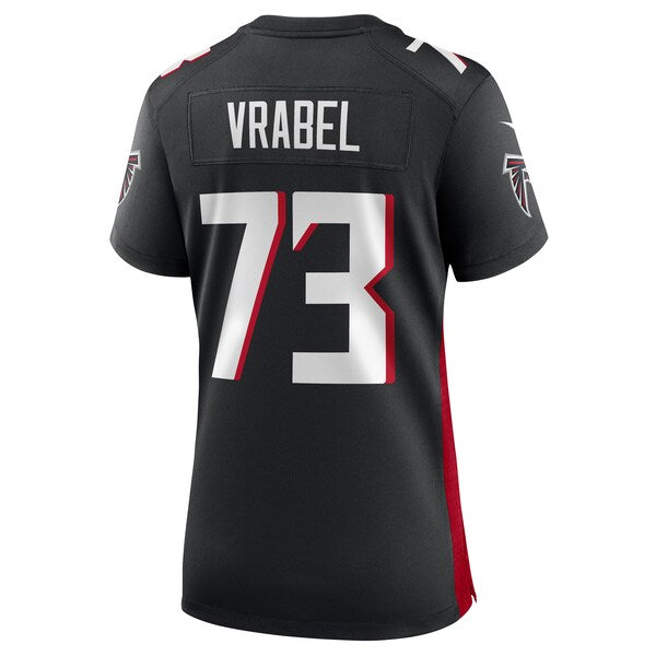 Tyler Vrabel Atlanta Falcons Nike Women's Player Game Jersey - Black - Image 3