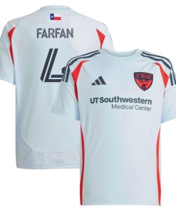 Marco Farfan FC Dallas adidas Youth 2025 The Inferno Kit Replica Player Jersey - Light Blue