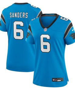 Miles Sanders Carolina Panthers Nike Women's Team Game Jersey - Blue