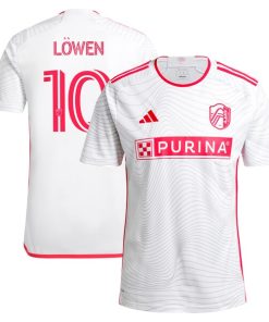 Eduard L?wen St. Louis City SC adidas 2024 The Confluence Kit Replica Player Jersey - White